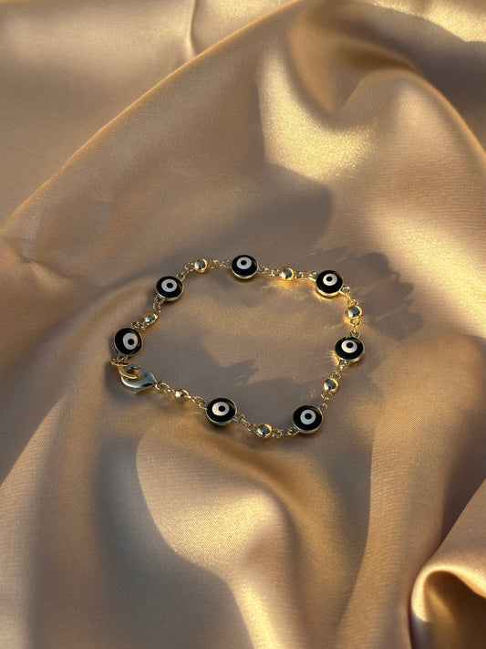 Black Evil Eye Bracelet