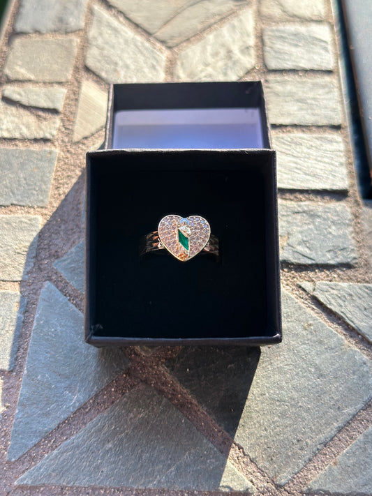 Heart Filled San Judas Ring