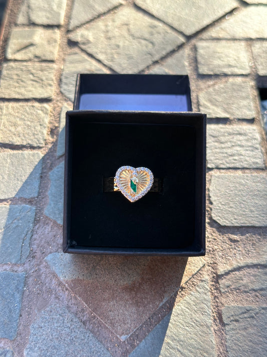 Heart San Judas Ring