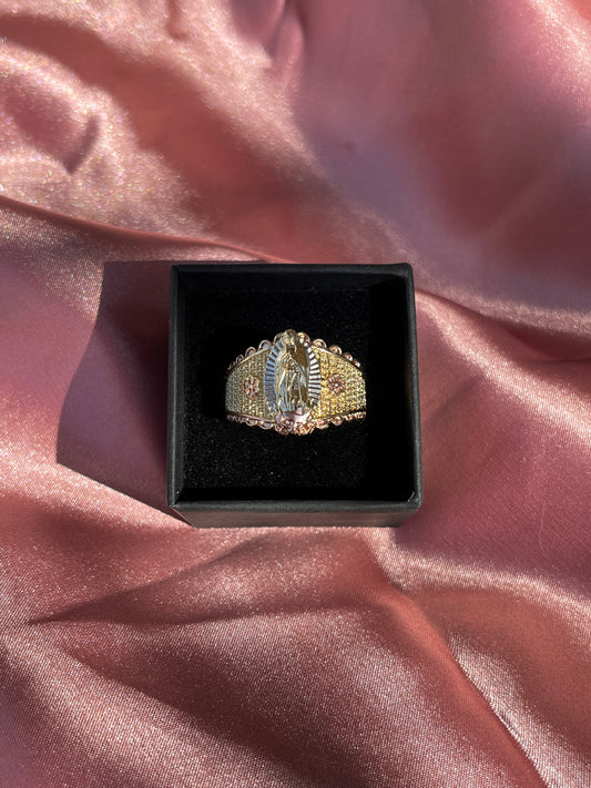 Tri Color Guadalupe Ring